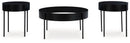 Ardoline - Occasional Table Set (Set of 3) - Black
