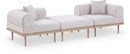 Laguna - 3 Piece 106.5" Outdoor Patio Modular Sofa With Backless Seat