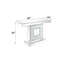 Nasa - 47" Console Table - Mirrored & Mother of Pearl