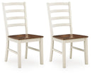 Brinfern - Dining Room Side Chair (Set of 2) - Brown / Antique White