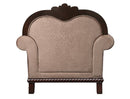 Chateau De Ville - Chair With Pillow (Same Lv01590) - Fabric & Espresso