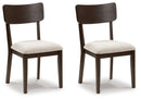 Mallenette - Dining Upholstered Side Chair (Set of 2) - Merlot