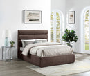 Adam - Chenille Fabric Bed With 52" Headboard