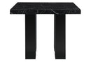 D04 Black Bar Table And Four D04 Bar Stools - Black