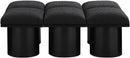 Pavilion - 6 Piece Modular Bench With Black Base