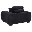Octavia - Fabric Upholstered Track Arm Accent Chair
