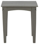 Visola - Square End Table - Gray