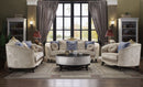 Sheridan - Sofa With 7 Pillows - Cream Fabric