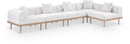 Laguna - 5 Piece 106.5" Upholstered Outdoor Patio Modular Sectional