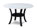 Isla - 5 Piece Dining Room Set - White / Black
