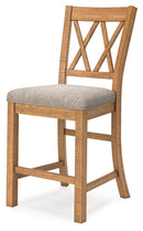 Havonplane - Upholstered Barstool (Set of 2) - Brown