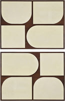 Icon - Mango Wood 2 Piece Wall Art