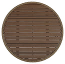 Amaris - Round Dining Table - Brown / Black