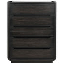 Leandro - 5-Drawer Bedroom Chest Of Drawers - Burnished Black