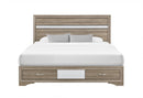 Seville - Queen Bed - Brown / Natural