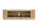 Camdill - XL TV Stand With Fireplace Option - Light Brown