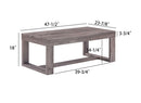 Knott - Table Set (Coffee & 2 End Tables) - Light Brown
