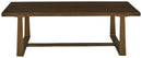 Balintmore - Rectangular Cocktail Table - Brown / Gold Finish