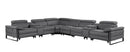 1246 - 8-Piece L-Shaped Modular Power Reclining Sectional With 3 Power Recliners And Power Headrests