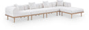 Laguna - 5 Piece 106.5" Upholstered Outdoor Patio Modular Sectional