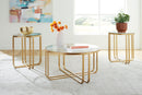 Milloton - Occasional Table Set (Set of 3) - Gold