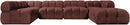 Orin - 6 Piece Modular Sectional (3 Modular Chairs, 2 Corner Chairs & Ottoman)