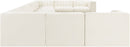 Rummi - Velvet Performance Fabric Upholstered 11 Piece Modular Sectional