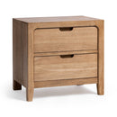 Laguna - 2 Drawer Nightstand - Natural Maple