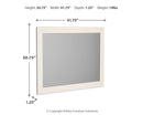 Stelsie - Bedroom Mirror - White