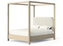 Solano - 85" Queen Canopy Bed - Weathered Mango