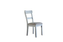 House Marchese - Side Chair (Set of 2) - Two Tone Gray Fabric & Pearl Gray