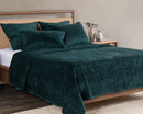 Bari - Velvet Quilt - Emerald