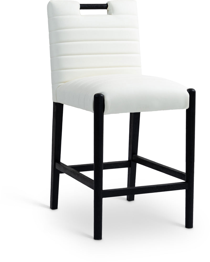 Aimee - Counter Stool - Black Legs