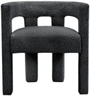 Athena - Boucle Fabric Dining Chair