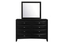 Linda - 5 Piece Full Bedroom Set - Black