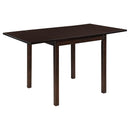 Kelso - 3 Piece Drop Leaf Dining Table Set - Cappuccino