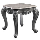 Ariadne - End Table - Marble Top & Platinum