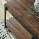 Trindwick - Occasional Table Set (Set of 3) - Brown / Gun Metal