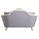 Galelvith - Loveseat With 4 Pillows - Gray Fabric