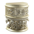 Vatican - Nightstand - Champagne Silver