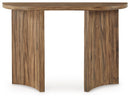 Austanny - Sofa Table - Warm Brown