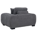 Octavia - Upholstered Track Arm Accent Chair