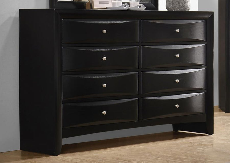 Briana - 8-Drawer Dresser - Black