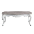 Ciddrenar - Coffee Table - Marble Top & White