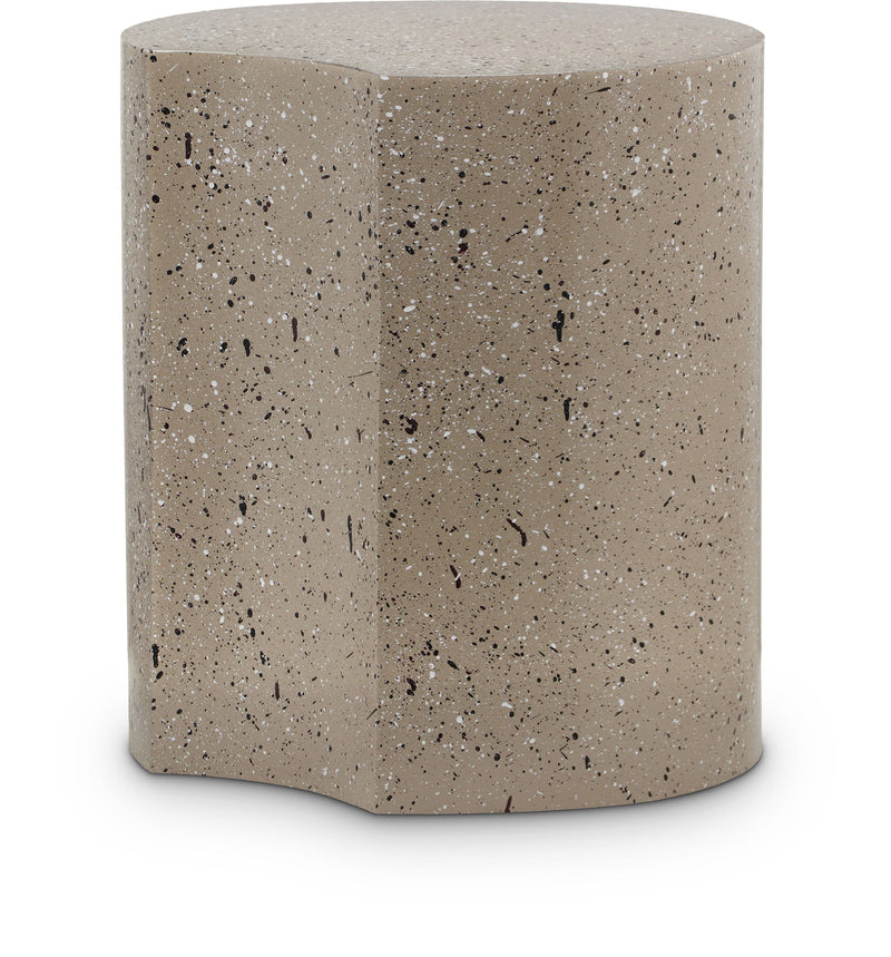 Dimple - End Table - Terazzo Finish