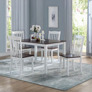 Green Leigh - Side Chair (Set of 2) - White & Walnut