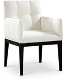 Adrian - Dining Arm Chair (Set of 2) - Black Legs