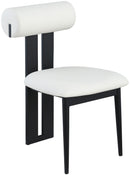 Dario - Faux Leather Dining Chair With Black Frame (Set of 2)