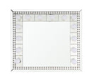 Farai - 28" Accent Mirror - Mirrored & Faux Crystal Diamonds