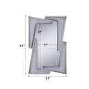 Noralie - 47" Accent Mirror - Mirrored & Faux Diamonds